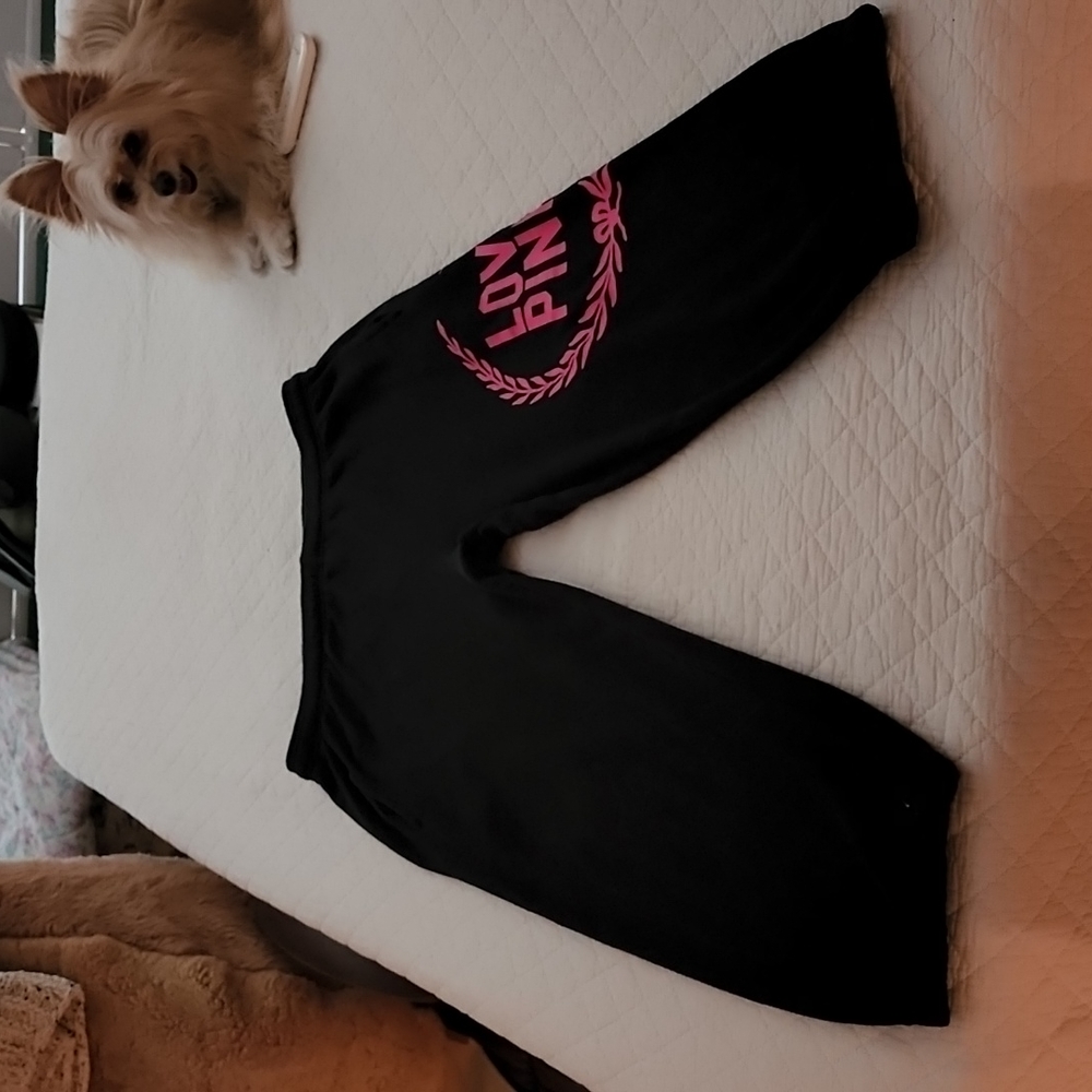 Calf length sweat pants